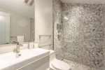 Top Floor Master Bathroom features walk In Shower